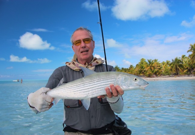 The Brando, Tetiaroa pre-opening visit – Scientific research program for bonefish and giant trevally.